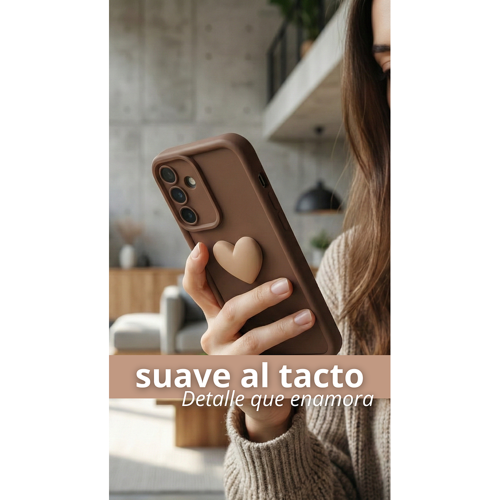 Funda para Samsung TPU Antigolpes Charm Corazón 