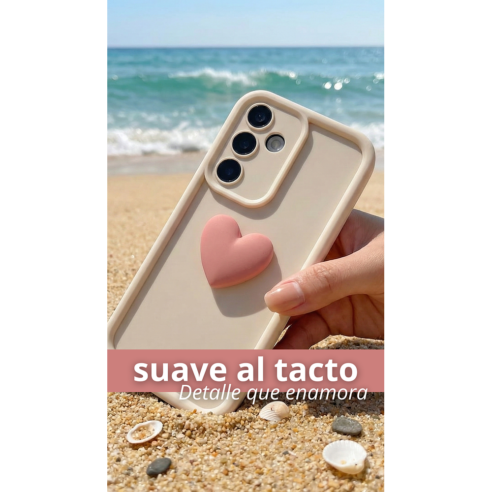 Funda para Samsung TPU Antigolpes Charm Corazón 