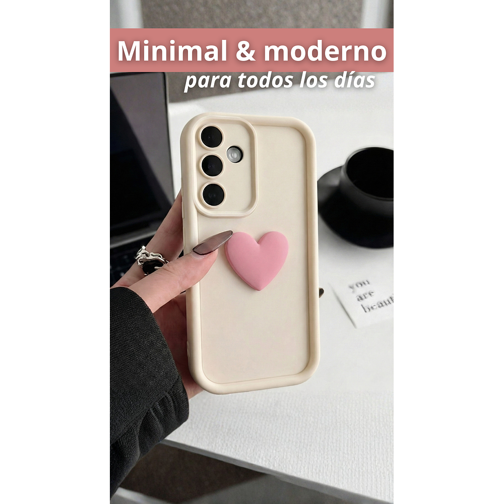 Funda para Samsung TPU Antigolpes Charm Corazón 