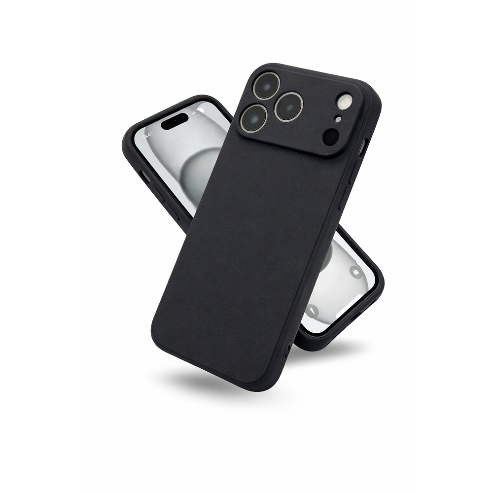 Funda Silicona Para iPhone Con Felpa