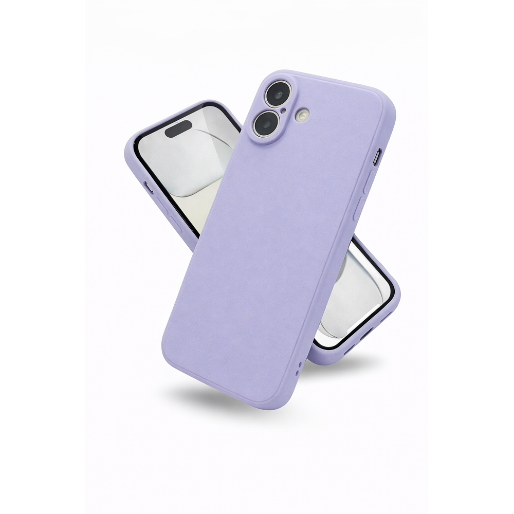 Funda Silicona Para iPhone Con Felpa