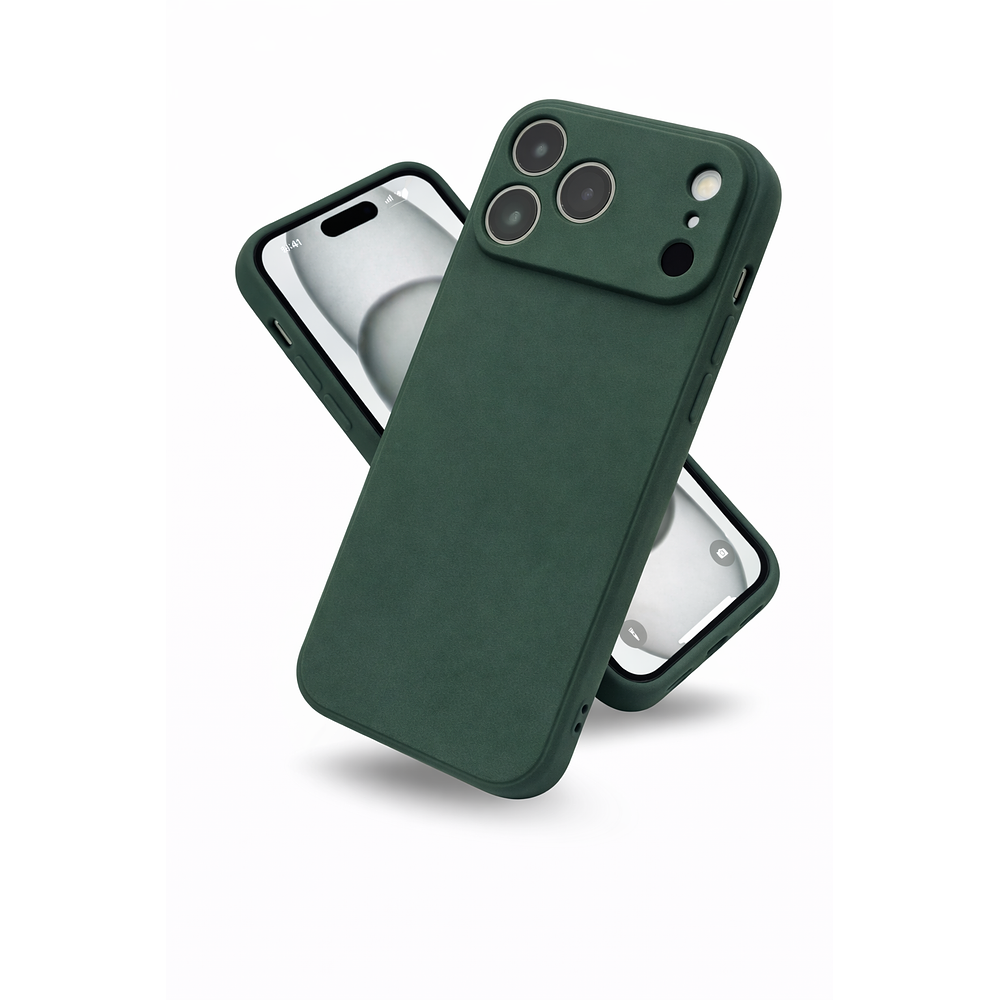 Funda Silicona Para iPhone Con Felpa
