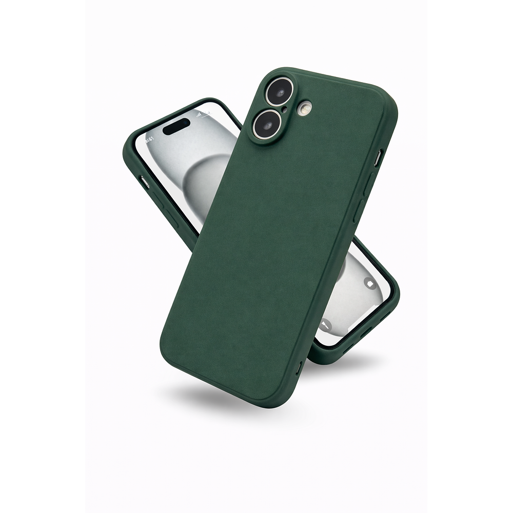 Funda Silicona Para iPhone Con Felpa
