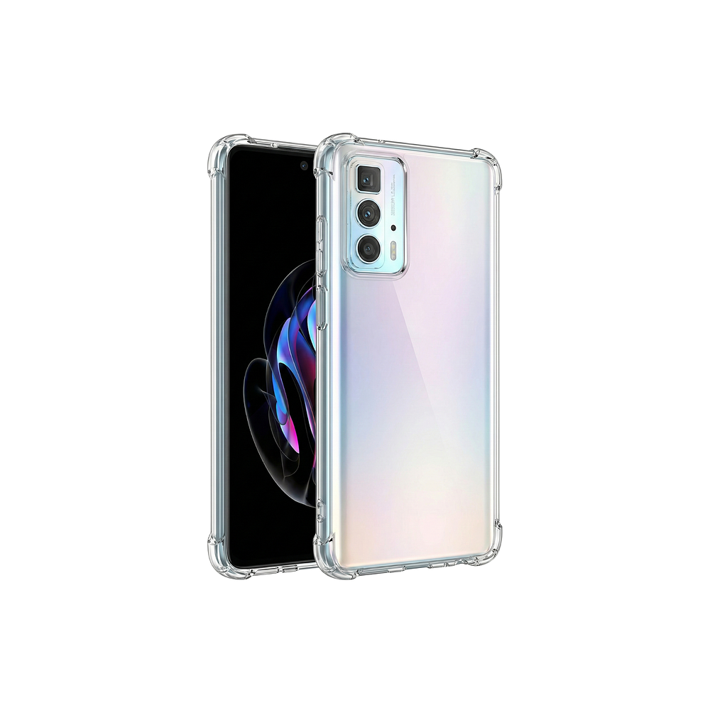 Funda Antishock Transparente Para Motorola TPU Protección de Cámaras