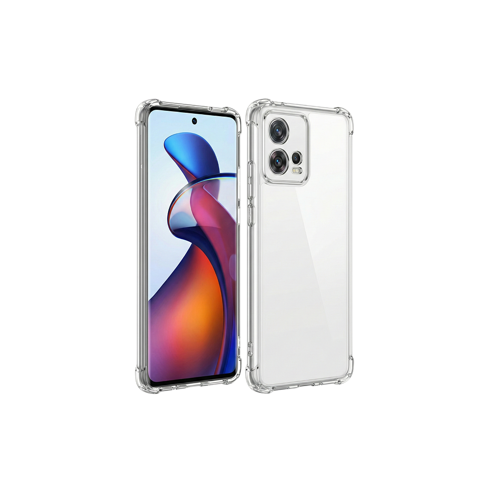 Funda Antishock Transparente Para Motorola TPU Protección de Cámaras