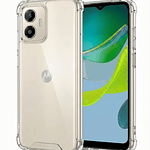 Funda Antishock Transparente Para Motorola TPU Protección de Cámaras