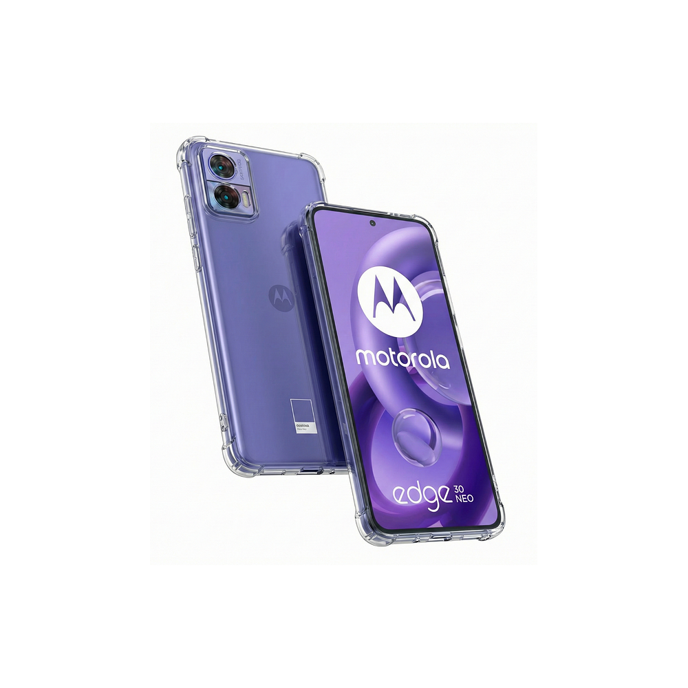Funda Antishock Transparente Para Motorola TPU Protección de Cámaras