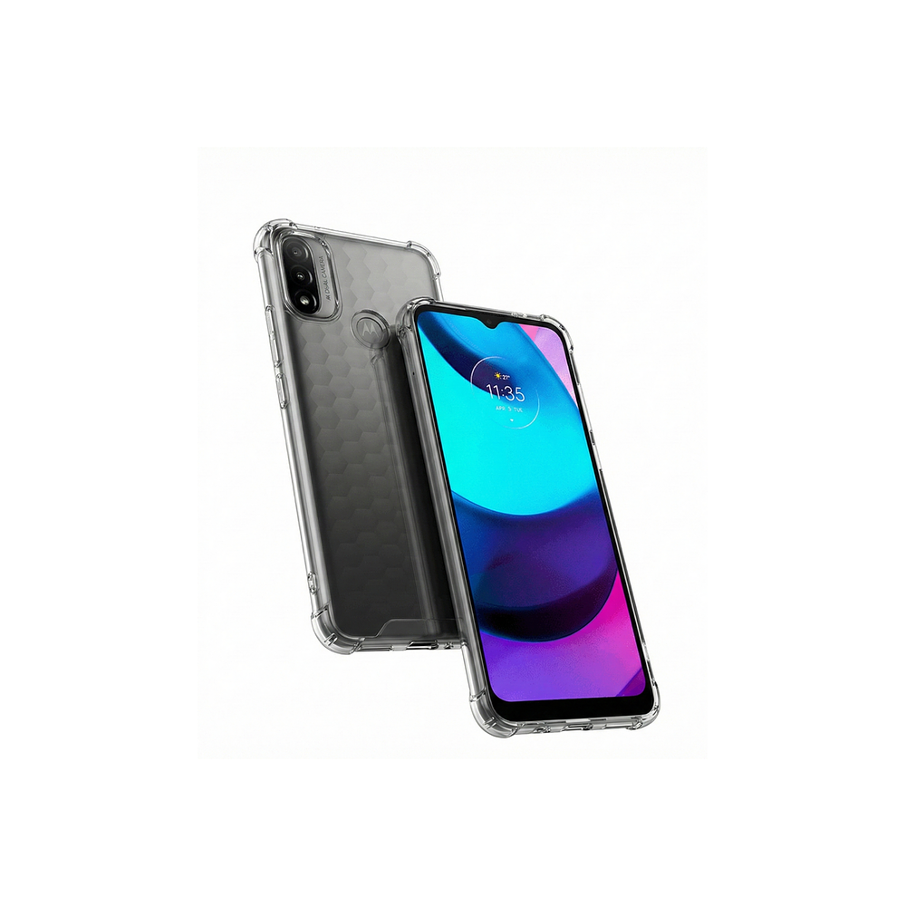 Funda Antishock Transparente Para Motorola TPU Protección de Cámaras