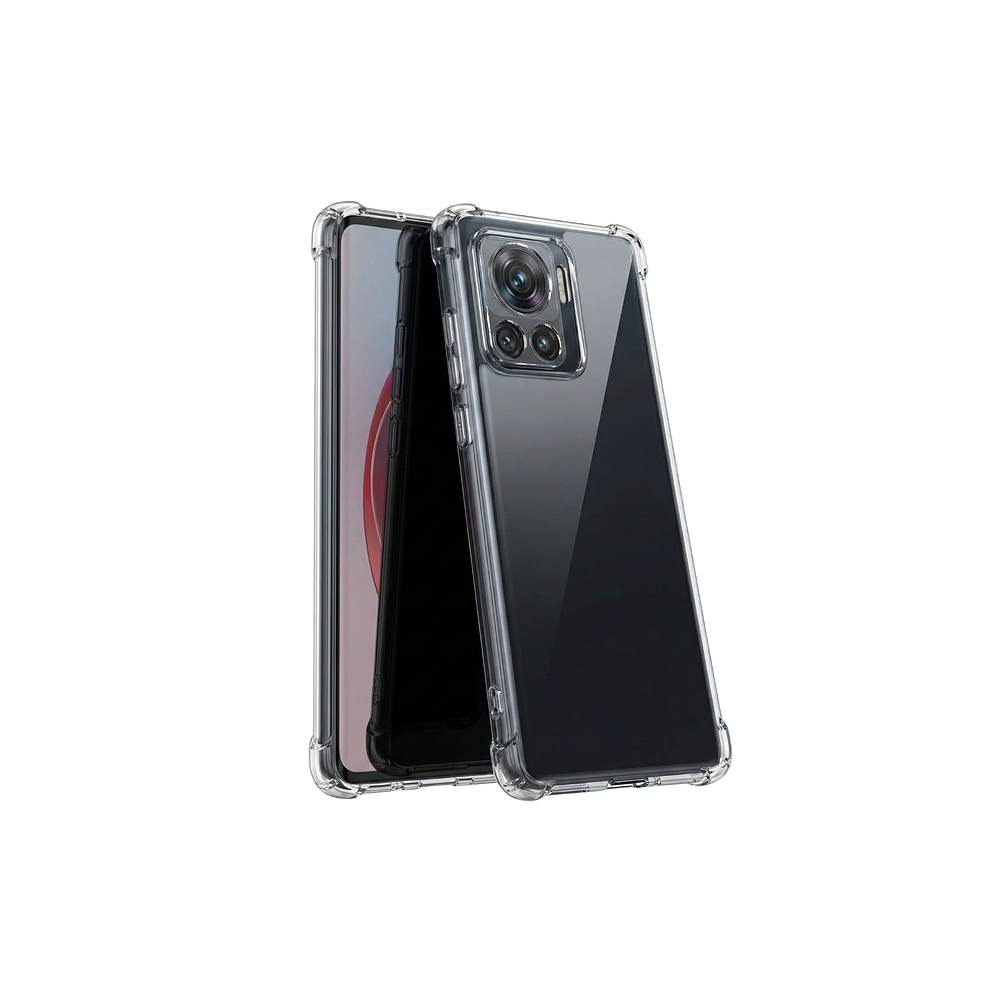 Funda Antishock Transparente Para Motorola TPU Protección de Cámaras