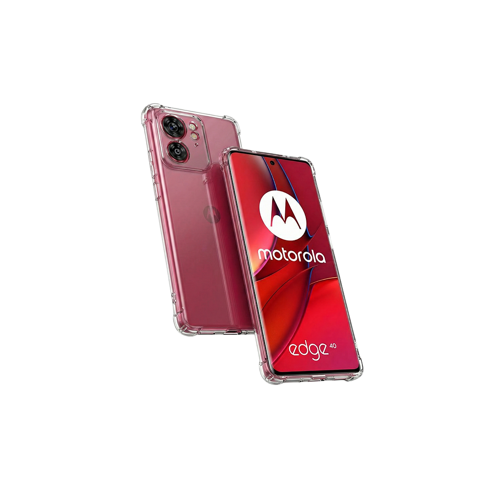 Funda Antishock Transparente Para Motorola TPU Protección de Cámaras