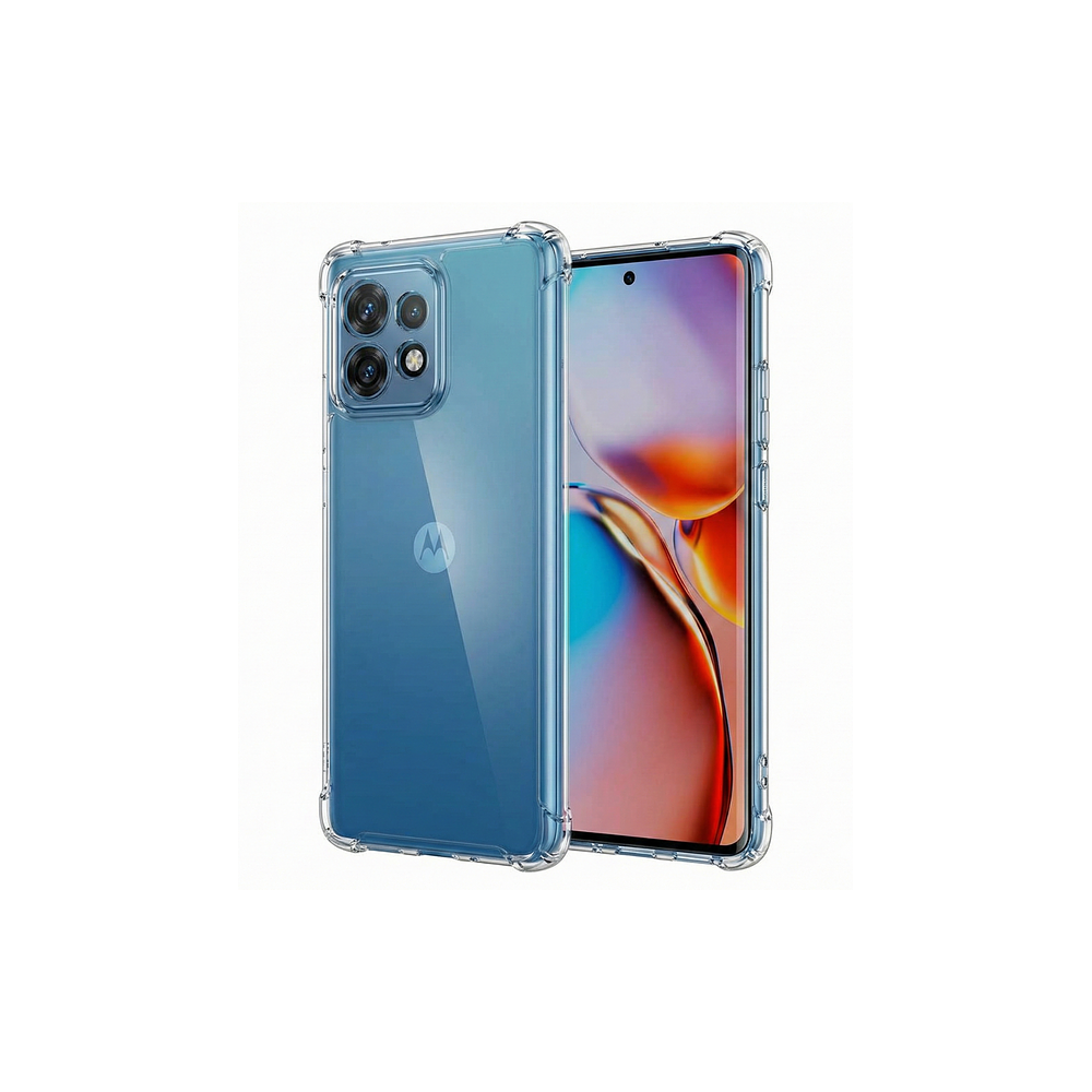 Funda Antishock Transparente Para Motorola TPU Protección de Cámaras