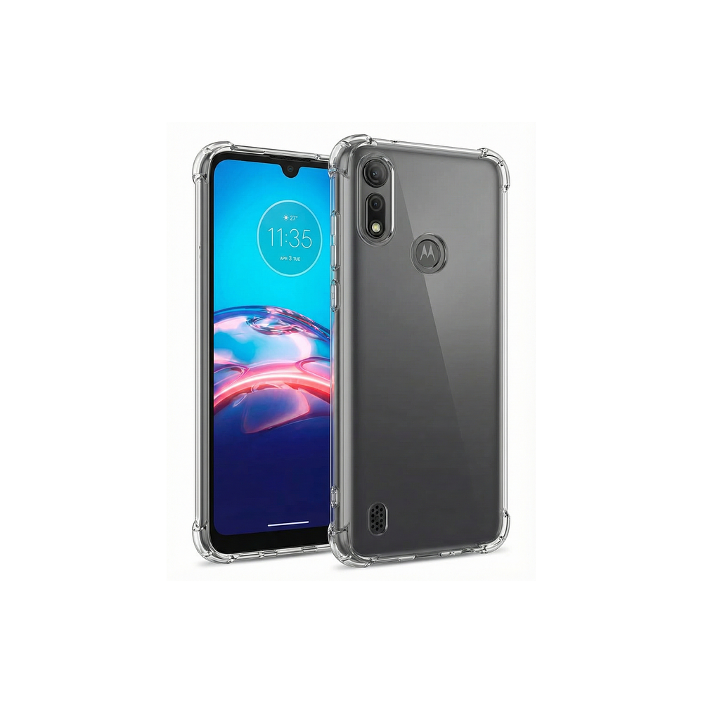 Funda Antishock Transparente Para Motorola TPU Protección de Cámaras