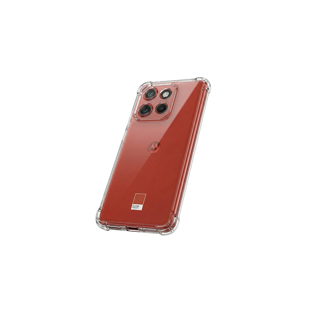 Funda Antishock Transparente Para Motorola TPU Protección de Cámaras