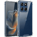 Funda Antishock Transparente Para Motorola TPU Protección de Cámaras