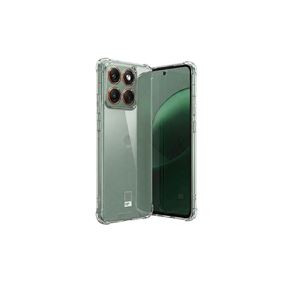 Funda Antishock Transparente Para Motorola TPU Protección de Cámaras