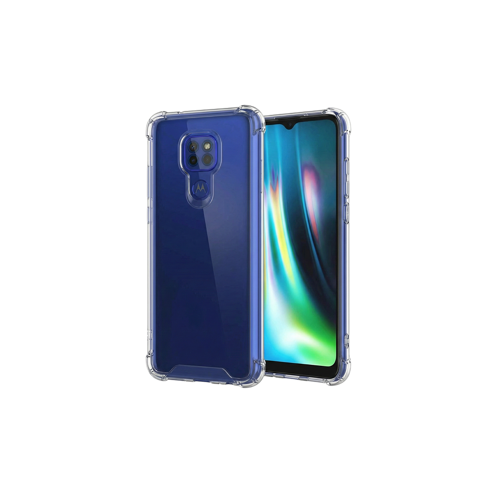 Funda Antishock Transparente Para Motorola TPU Protección de Cámaras