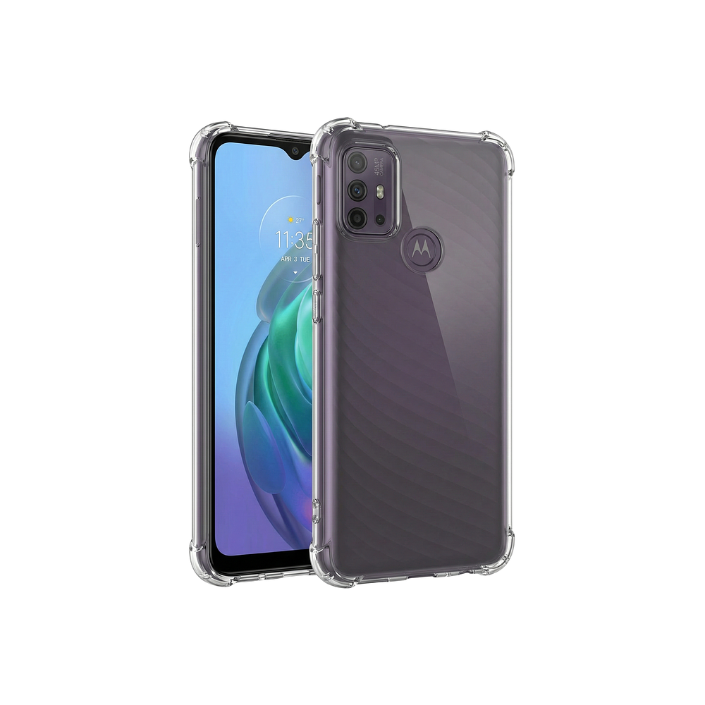 Funda Antishock Transparente Para Motorola TPU Protección de Cámaras
