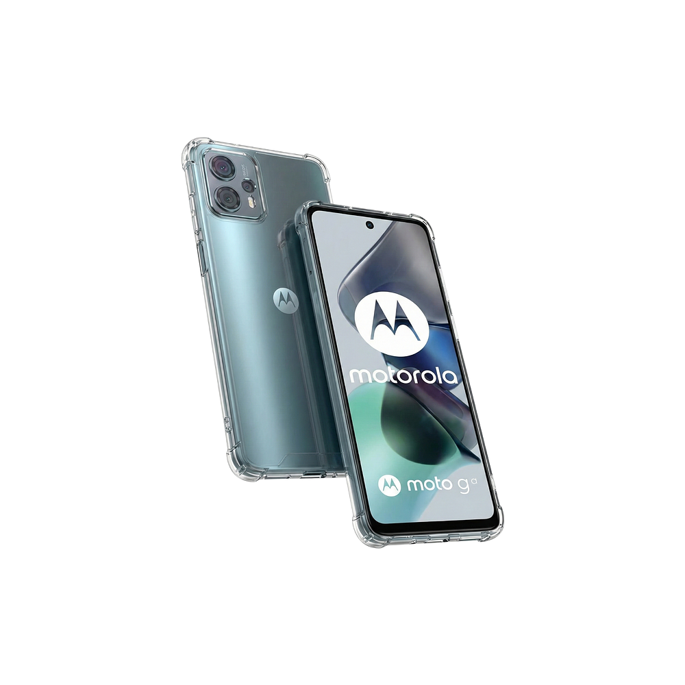 Funda Antishock Transparente Para Motorola TPU Protección de Cámaras