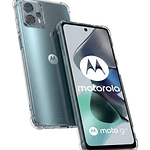 Funda Antishock Transparente Para Motorola TPU Protección de Cámaras