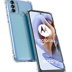 Funda Antishock Transparente Para Motorola TPU Protección de Cámaras