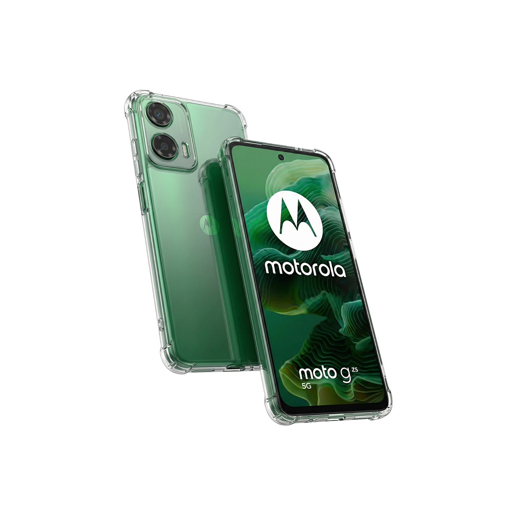 Funda Antishock Transparente Para Motorola TPU Protección de Cámaras