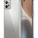 Funda Antishock Transparente Para Motorola TPU Protección de Cámaras
