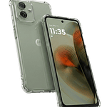 Funda Antishock Transparente Para Motorola TPU Protección de Cámaras