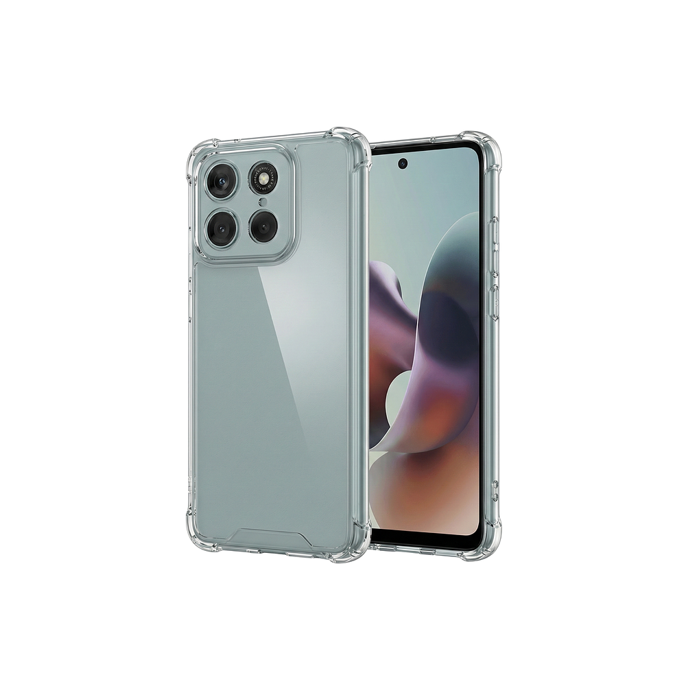 Funda Antishock Transparente Para Motorola TPU Protección de Cámaras