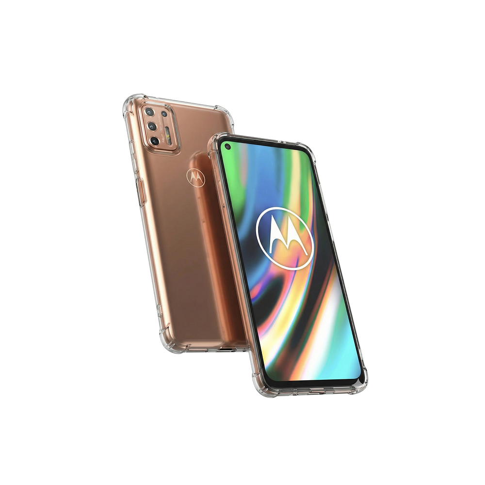 Funda Antishock Transparente Para Motorola TPU Protección de Cámaras