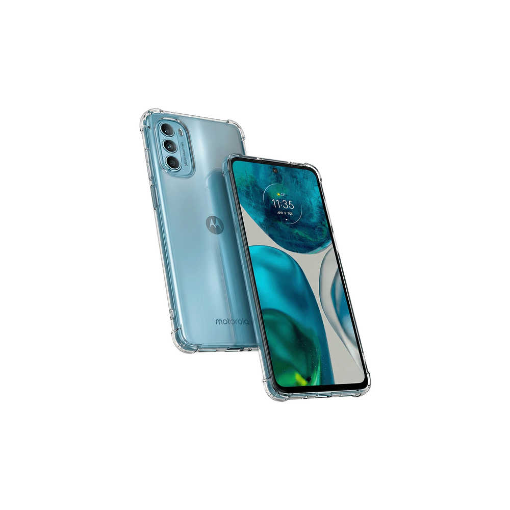 Funda Antishock Transparente Para Motorola TPU Protección de Cámaras