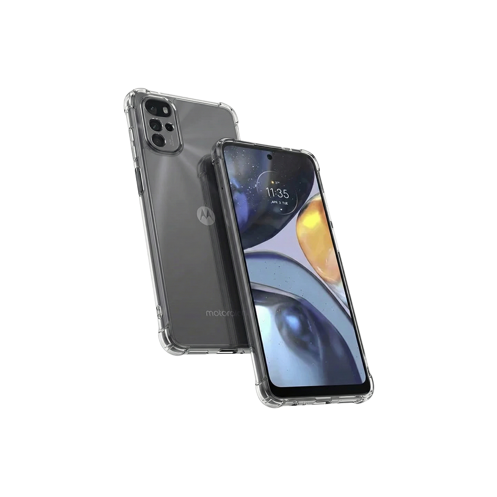 Funda Antishock Transparente Para Motorola TPU Protección de Cámaras