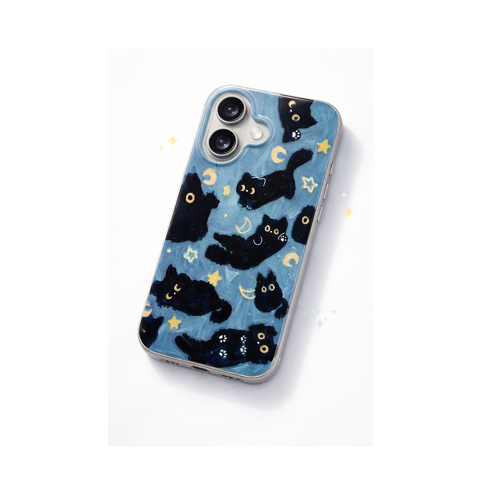 Funda Protectora para iPhone – Charm Cat