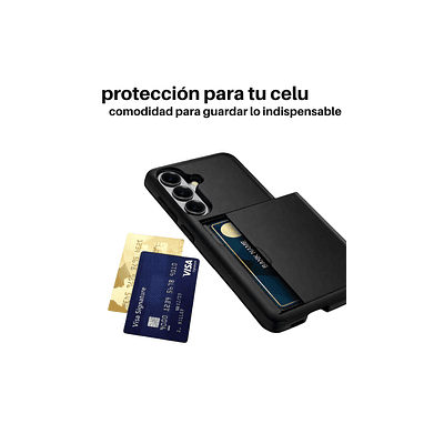 Funda Samsung con Tarjetero Oculto Antigolpes | Estilo Wallet Slim
