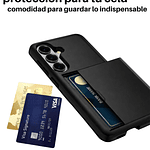 Funda Samsung con Tarjetero Oculto Antigolpes | Estilo Wallet Slim
