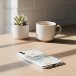 Funda para Samsung Transparente Kawaii Feliz 