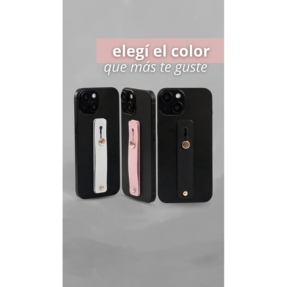 Tira de Agarre Universal de TPU con Anillo Soporte