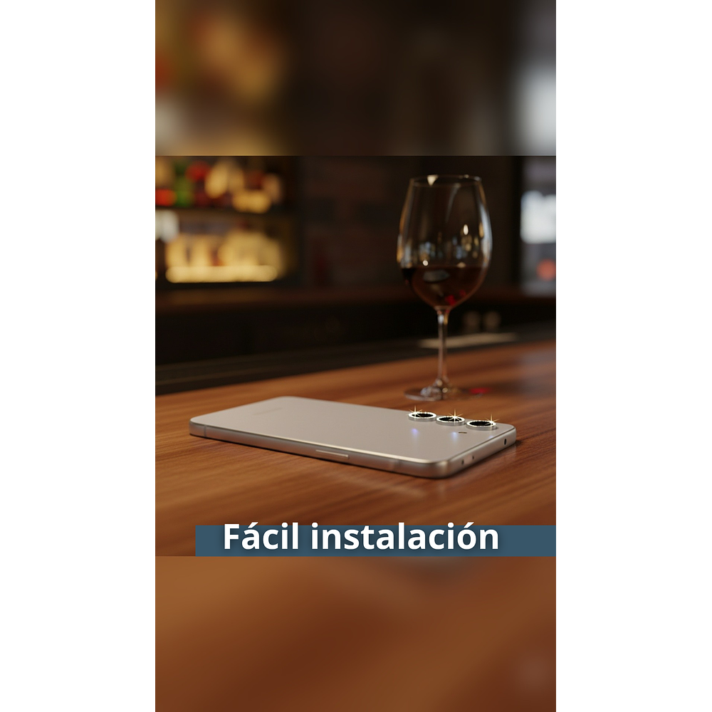 Protector de Lentes con Strass – Vidrio Templado HD