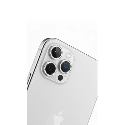 Protector de Lentes con Strass para Iphone– Vidrio Templado HD