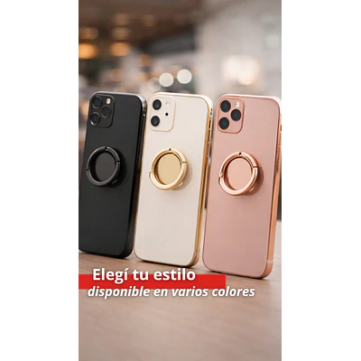 Soporte de Anillo Metálico Diseño Premium 