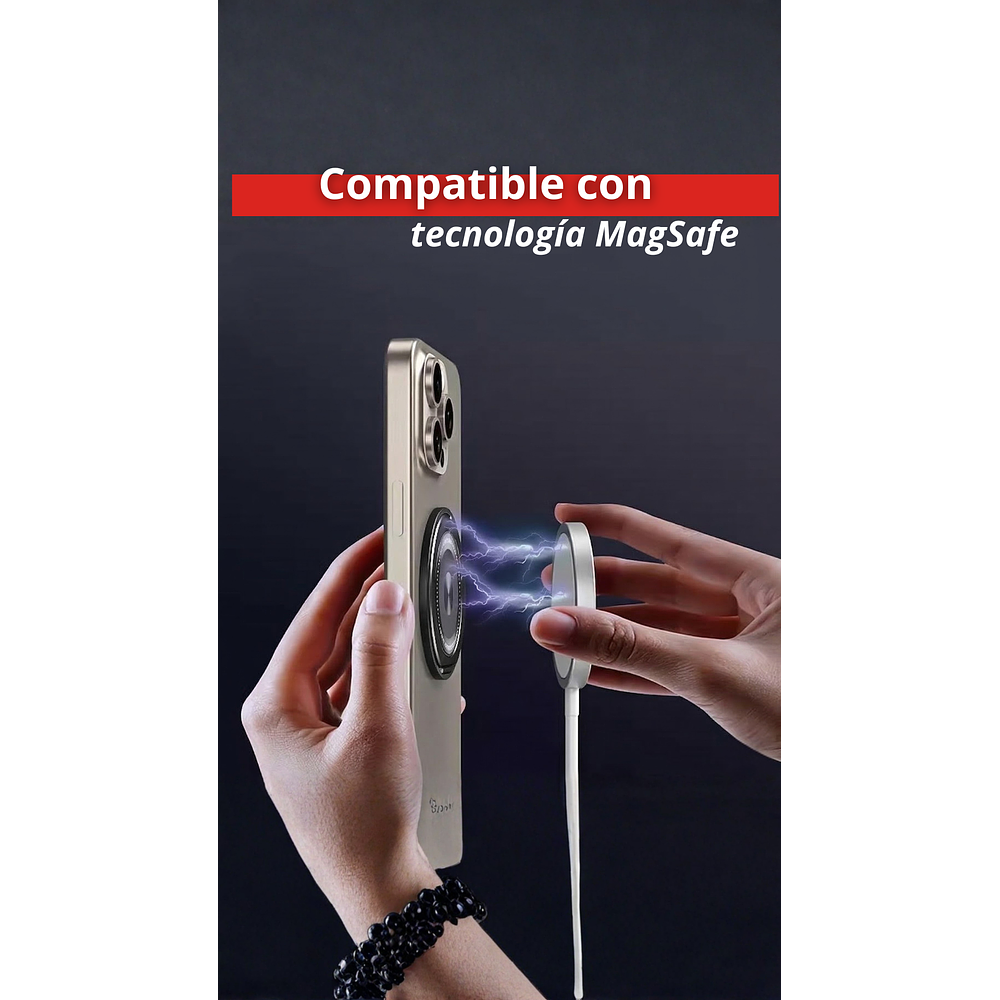 Soporte Anillo Celular 360° Giratorio Plegable Adhesivo 3M Universal Negro