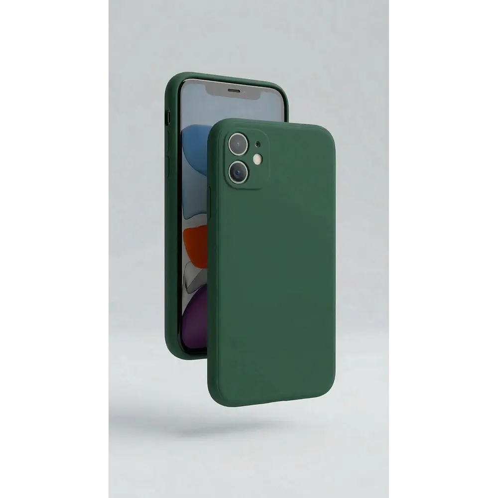 Funda Silicona Para iPhone Con Felpa