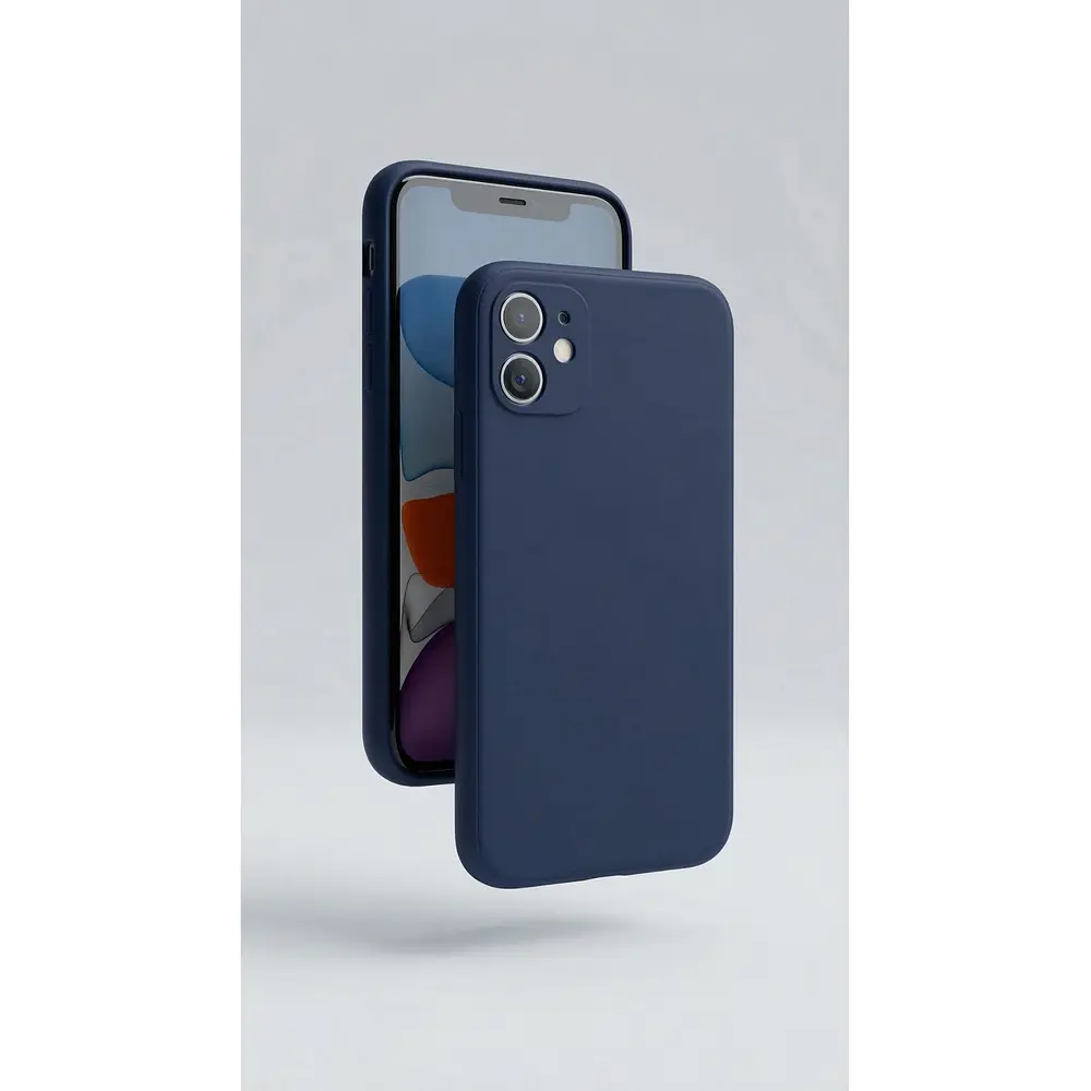 Funda Silicona Para iPhone Con Felpa
