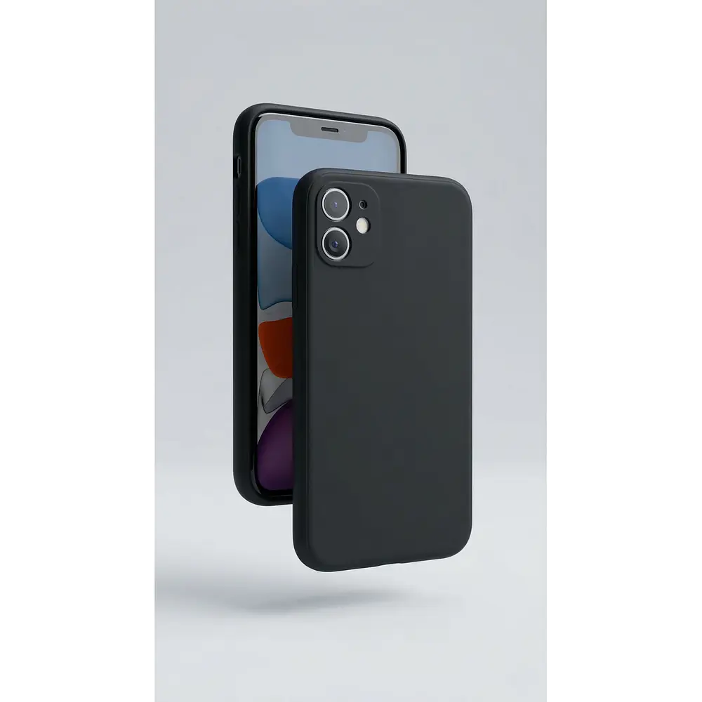 Funda Silicona Para iPhone Con Felpa