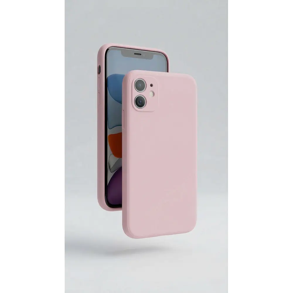 Funda Silicona Para iPhone Con Felpa