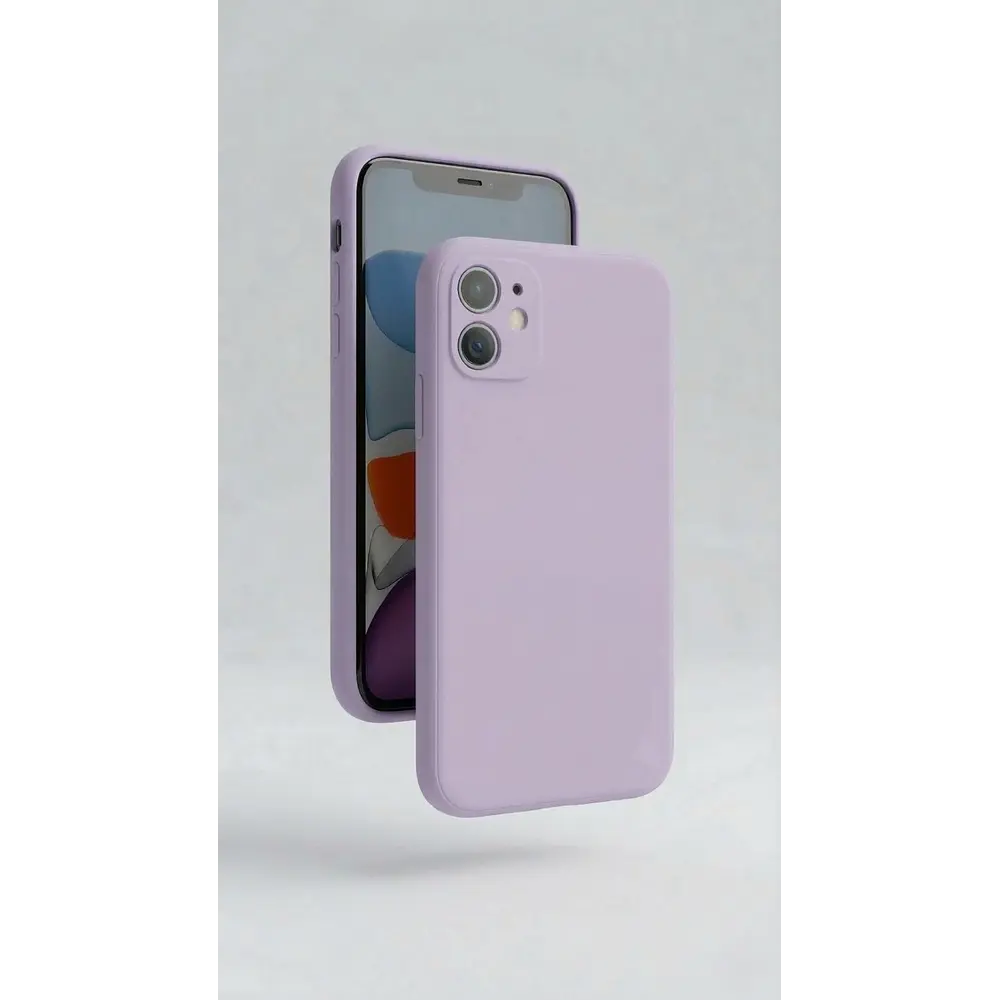 Funda Silicona Para iPhone Con Felpa