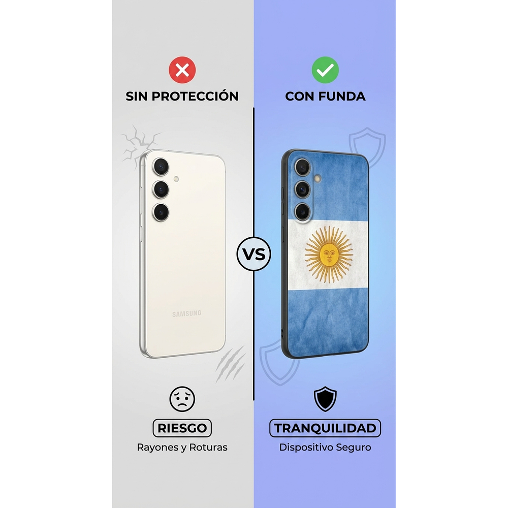 Funda para Samsung Diseños Argentina – Silicona Antigolpes