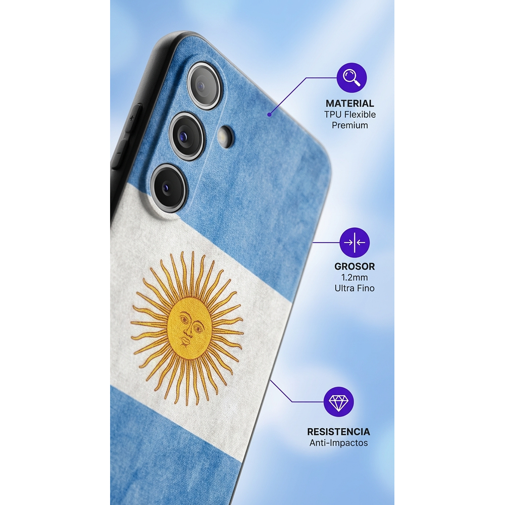 Funda para Samsung Diseños Argentina – Silicona Antigolpes