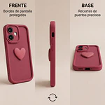 Funda para Samsung TPU Antigolpes Charm Corazón 