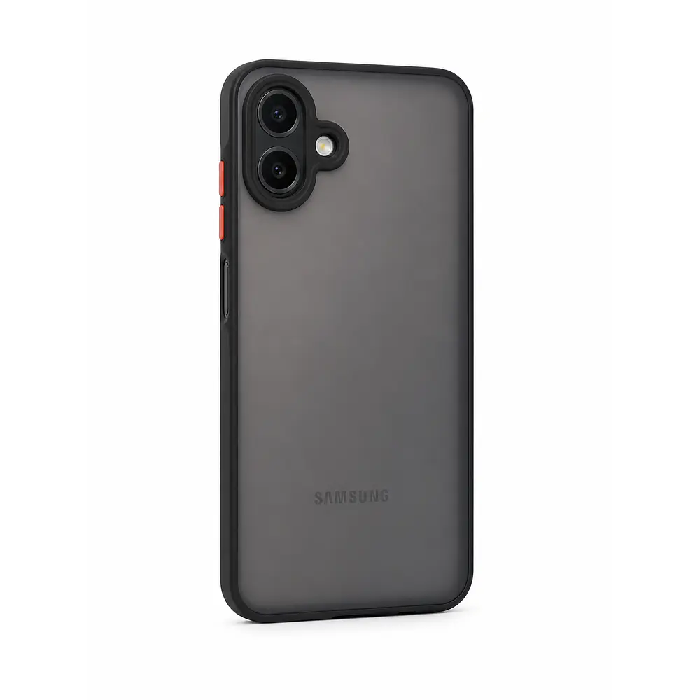 FUNDA SEMITRANSPARENTE ANTIGOLPES CON ACABADO MATE PARA SAMSUNG