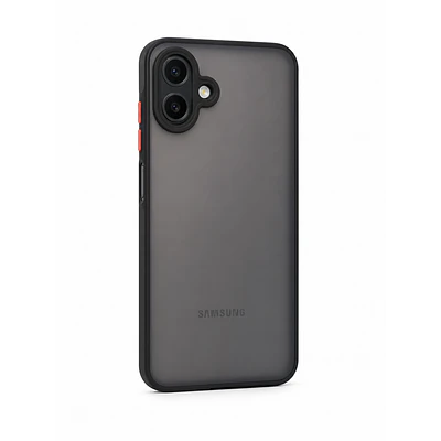 FUNDA SEMITRANSPARENTE ANTIGOLPES CON ACABADO MATE PARA SAMSUNG